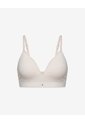 Top En Tiras Delgadas Soporte Medio Vainilla Beige de PUNTO BLANCO