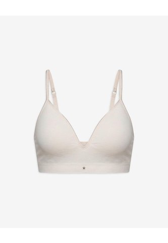 Top En Tiras Delgadas Soporte Medio Vainilla Beige PUNTO BLANCO
