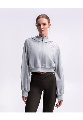 Buzo Oversize Gris Mujer Gris