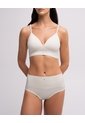 Top En Tiras Delgadas Soporte Medio Vainilla Beige de PUNTO BLANCO