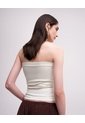 Top Strapless Seamless Crema Mujer Beige de PUNTO BLANCO