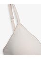 Top En Tiras Delgadas Soporte Medio Vainilla Beige de PUNTO BLANCO