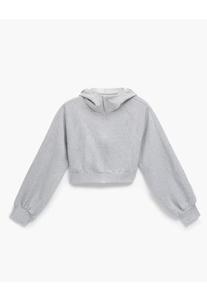 Buzo Oversize Gris Mujer Gris