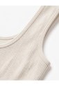 Top Soporte Medio Seamless Vainilla Beige de PUNTO BLANCO
