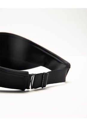 Visera Deportiva Negra Unisex