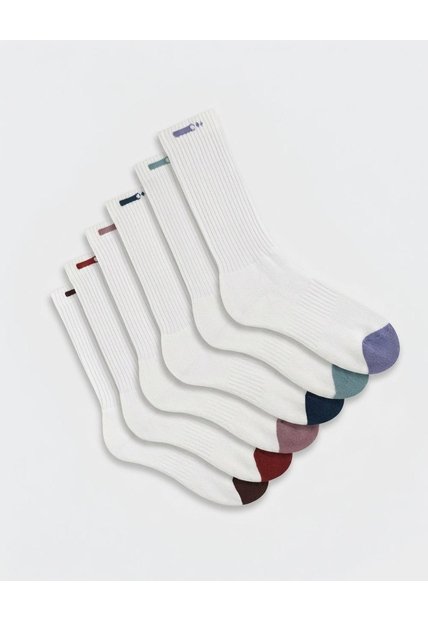 Medias Deportivas Largas Unisex Pack X6 Surtido