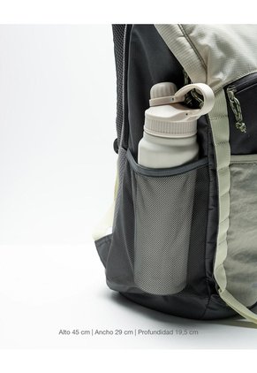 Morral Unisex Tiras Ajustables Gris