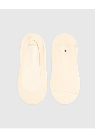 Medias Mujer Baleta Antidelizante En Talón Pack X2 Habano Beige PUNTO BLANCO