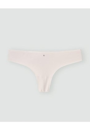 Panty Tipo Tanga Microfibra Invisible Habano Beige