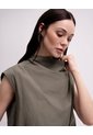 Blusa Globo Cuello Tortuga Café Mujer Cafe de PUNTO BLANCO