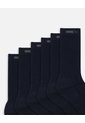 Medias Deportivas Largas Unisex Pack X6 Negro de PUNTO BLANCO