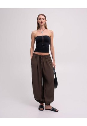 Top Strapless Seamless Negra Mujer Negro