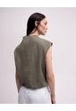 Blusa Globo Cuello Tortuga Café Mujer Cafe de PUNTO BLANCO