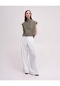 Blusa Globo Cuello Tortuga Café Mujer Cafe de PUNTO BLANCO