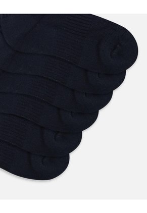 Medias Deportivas Largas Unisex Pack X6 Negro