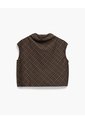 Blusa Rombos Sin Mangas Mujer Cafe de PUNTO BLANCO