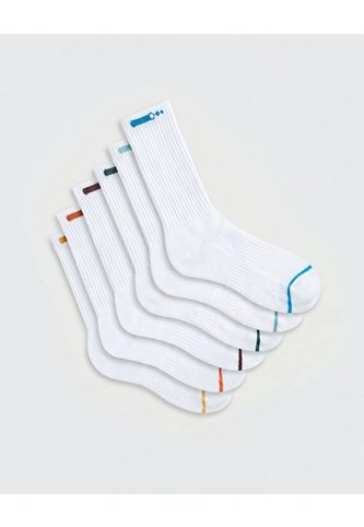 Medias Deportivas Largas Unisex Pack X6 Surtido PUNTO BLANCO
