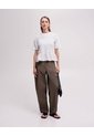 Camiseta Nido De Abeja Crema Mujer Beige de PUNTO BLANCO