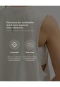 Camiseta Esqueleto Deportiva Transpirable Habano Mujer Beige de PUNTO BLANCO