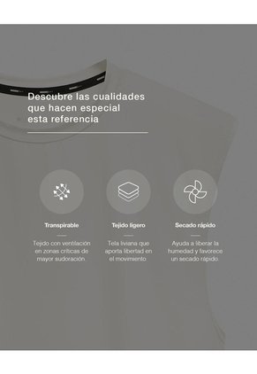 Camiseta Deportiva Transpirable Habana Mujer Beige