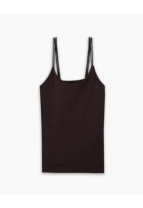 Camisilla Seamless Vinotinto Mujer Rojo