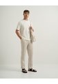 Camiseta Regular Algodón Habano Hombre Beige de PUNTO BLANCO