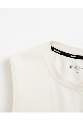 Camiseta Esqueleto Deportiva Transpirable Habano Mujer Beige