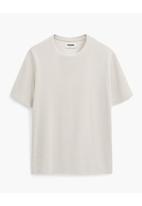 Camiseta Regular Algodón Habana Hombre Beige