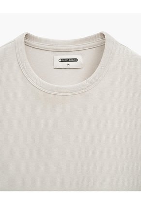 Camiseta Regular Algodón Habana Hombre Beige