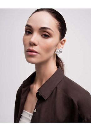 Aretes Plateado