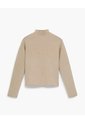 Suéter Regular Tejido De Punto Beige Mujer Beige de PUNTO BLANCO