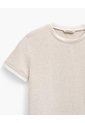Camiseta Slim Tejido De Punto Habano Mujer Beige de PUNTO BLANCO