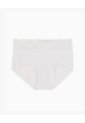 Panty Cachetero Clásico Microfibra Con Encaje Habano Beige de PUNTO BLANCO