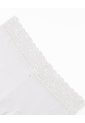 Panty Cachetero Clásico Microfibra Con Encaje Habano Beige de PUNTO BLANCO