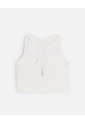 Crop Top Deportivo Soporte Alto Seamless Habano Beige de PUNTO BLANCO