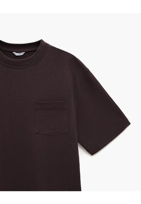 Camiseta Regular Vinotinto Hombre Rojo