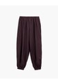 Pantalón Balloon Bota Resortada Tiro Alto Vinotinto Mujer Rojo de PUNTO BLANCO