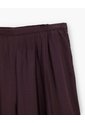 Pantalón Balloon Bota Resortada Tiro Alto Vinotinto Mujer Rojo de PUNTO BLANCO