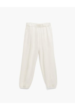 Jogger Confort Tiro Medio Habano Mujer Beige