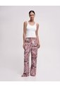 Pantalón De Pijama Estampado Mujer Rojo de PUNTO BLANCO