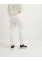 Jogger Tiro Medio Algodón Habano Mujer Beige de PUNTO BLANCO