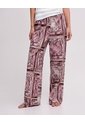Pantalón De Pijama Estampado Mujer Rojo de PUNTO BLANCO