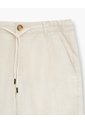 Bermuda Regular Lino Habano Hombre Beige de PUNTO BLANCO