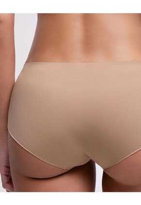 Panty Cachetero Microfibra Invisible Habano Beige