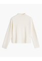 Suéter Regular Tejido De Punto Blanco Mujer Beige de PUNTO BLANCO