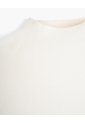 Suéter Regular Tejido De Punto Blanco Mujer Beige de PUNTO BLANCO
