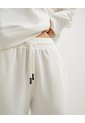 Jogger Tiro Medio Algodón Habano Mujer Beige de PUNTO BLANCO