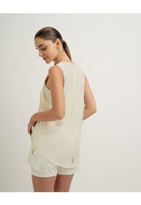 Camiseta Esqueleto Deportiva Control Humedad Habana Mujer Beige