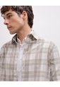 Camisa Manga Larga Regular Habano Hombre Beige de PUNTO BLANCO