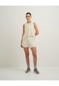 Camiseta Esqueleto Deportiva Control Humedad Habana Mujer Beige de PUNTO BLANCO